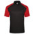 black / red