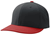 black / red