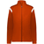 burnt orange / white