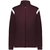maroon / white