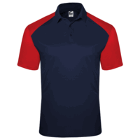 navy / red