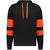 black / orange