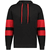 black / red