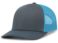 graphite / neon blue