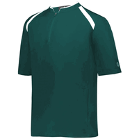 dark green / white