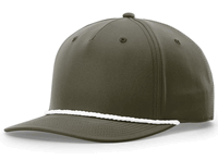 dark olive / white