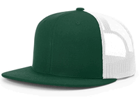 dark green / white