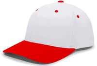 white / red