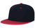 black / red