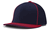 navy / scarlet