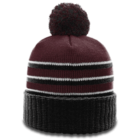 maroon / black / white