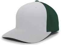 silver / dark green