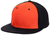 orange panel / black