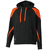 black / orange