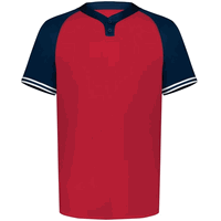 red - navy / white