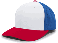 white panel / royal / red