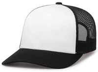 white panel / black
