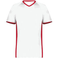 white / red