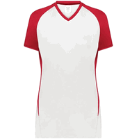 white / red