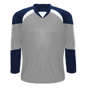 Kobe XJ5 House League Hockey Jersey - Grey / Navy / White