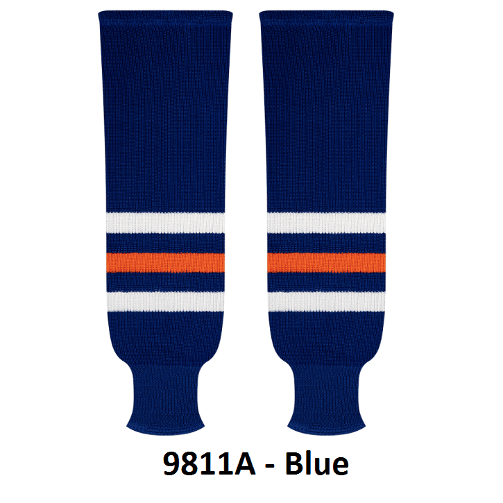 Edmonton Oilers Knit Hockey Socks Kobe