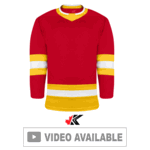 Kobe K3GLCAL Calgary Flames League Hockey Jerseys