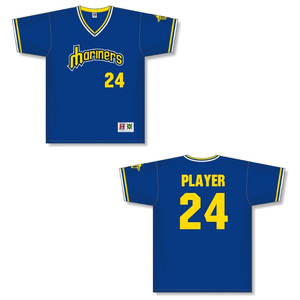Mariners HG200-SEA Vintage V-Neck Baseball Jerseys