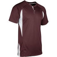 maroon / white