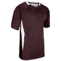 maroon / white