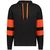 black / orange