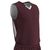 maroon / white
