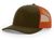 dark loden / orange