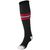 black - scarlet red / white