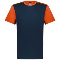 navy / orange