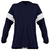 navy / white