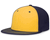 gold panel / navy