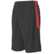 black / red