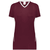 maroon / white