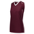 maroon / white