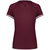 maroon / white