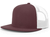 maroon / white