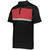 black / red