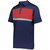 navy / scarlet