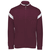 maroon / white