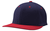 navy / scarlet