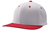white / scarlet red