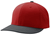 scarlet red / black