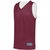 maroon / white