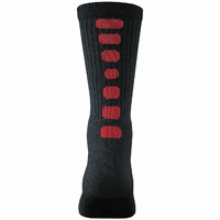 black / red