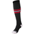 black - scarlet red / white